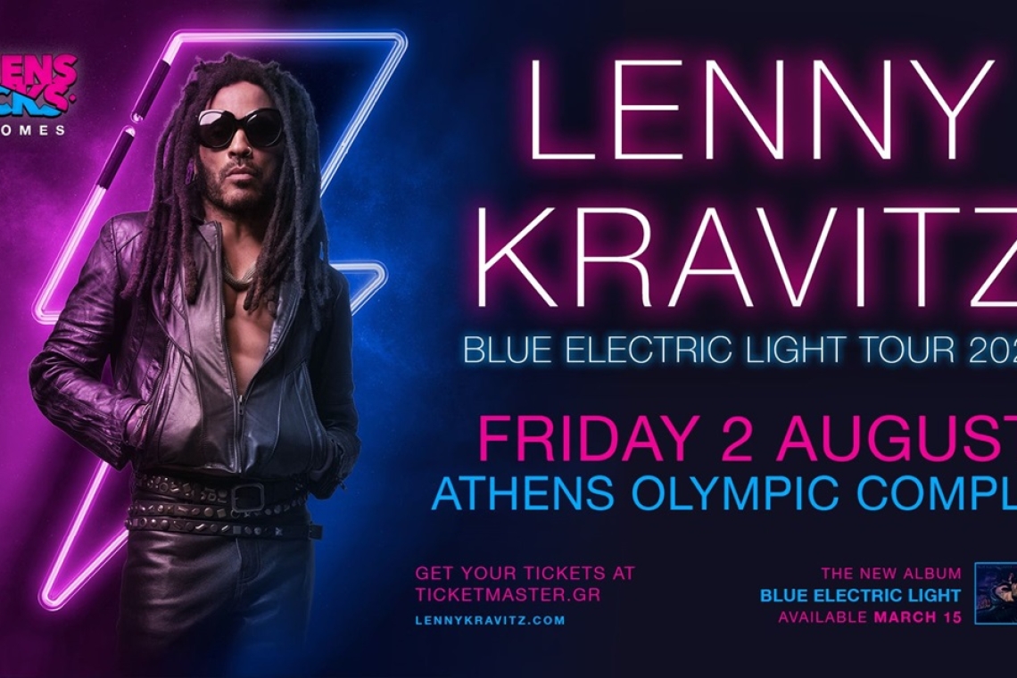 Lenny Kravitz |  Eπιστρέφει στην Ελλάδα για μία και μοναδική συναυλία