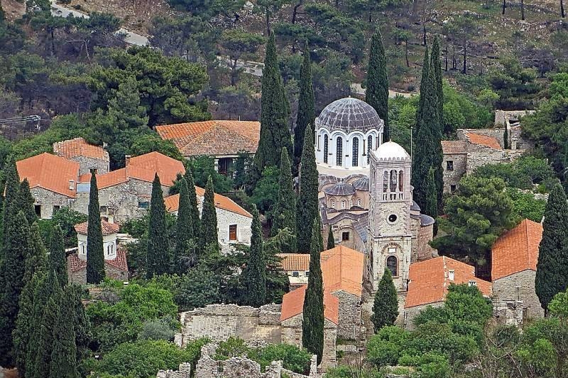 Σημαντικό έργο αποκατάστασης στην Νέα Μονή Χίου, μνημείο UNESCO