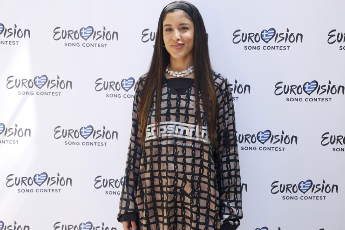 Μαρίνα Σάττι | Χαμογελαστή στην παρουσίαση της ελληνικής συμμετοχής για την Eurovision