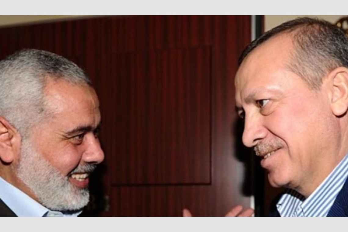 Επίσκεψη του ηγέτη της Χαμάς στην Τουρκία για συνομιλίες με τον Ερντογάν