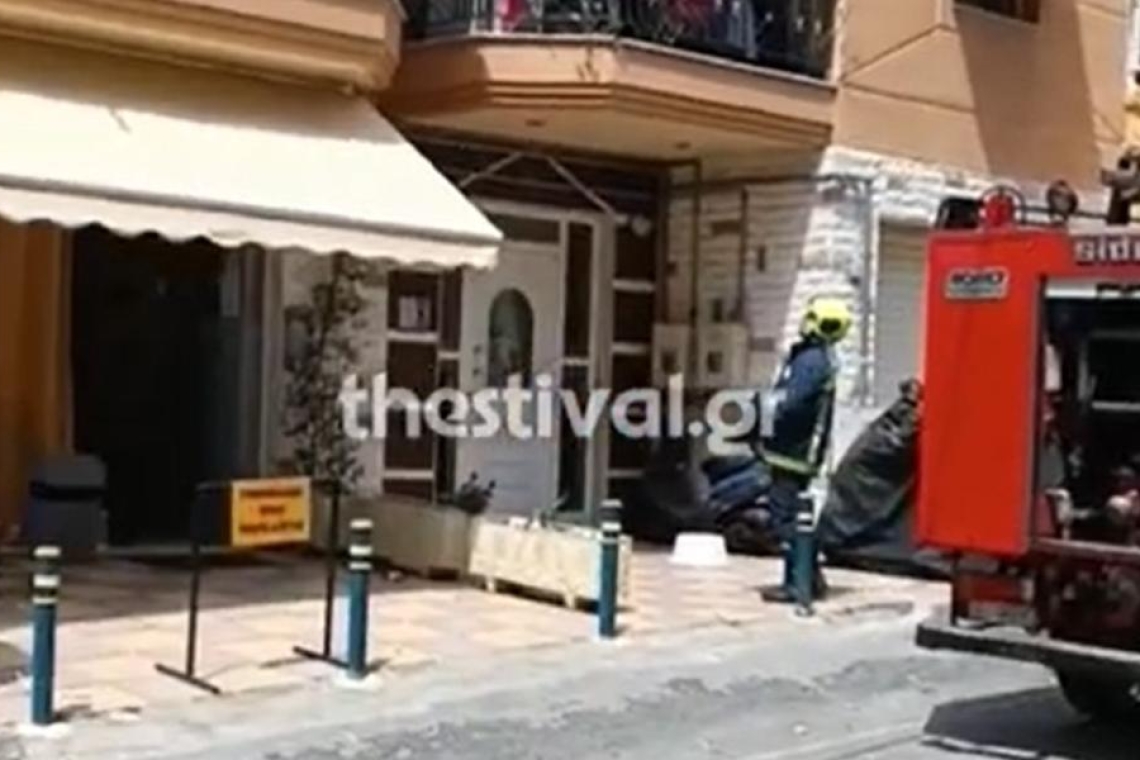 Εκρηξη σε διαμέρισμα στη Θεσσαλονίκη από καμινέτο