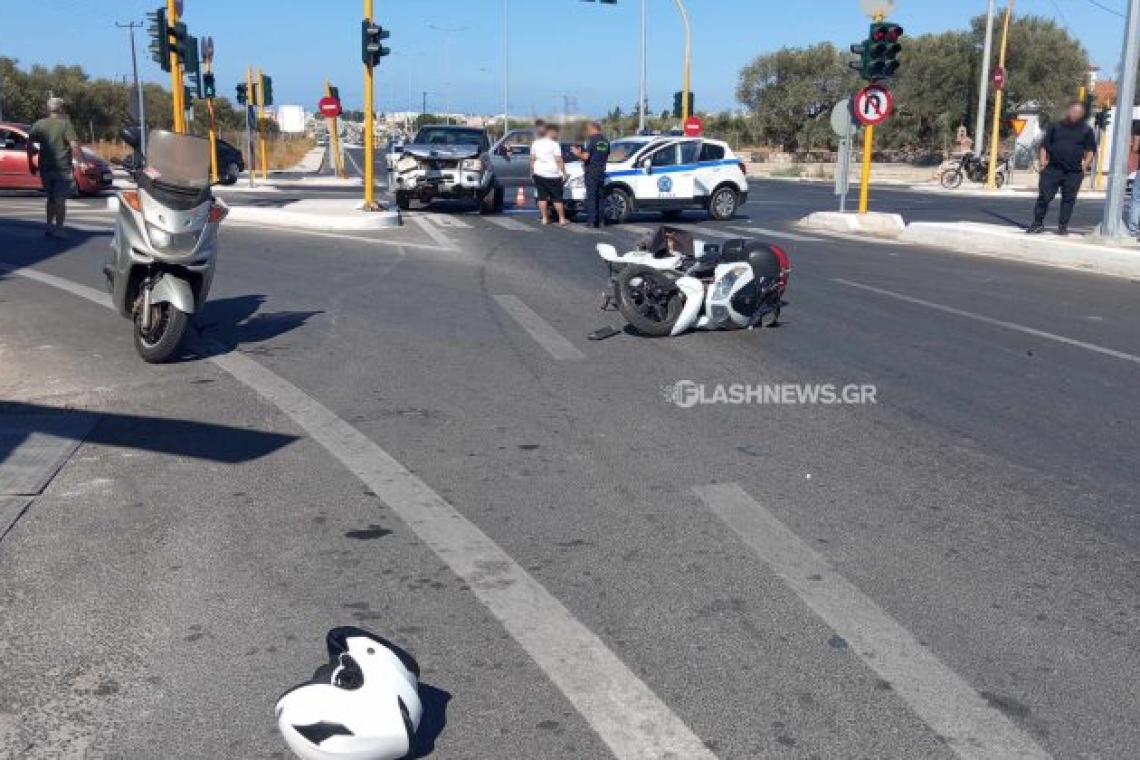 Θλιβερό τέλος για τον διανομέα στα Χανιά μετά το τροχαίο