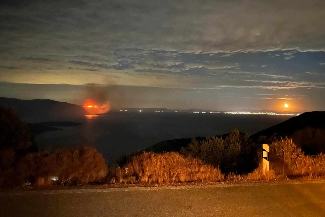 Εξέλιξη φωτιάς στη Σάμο: Επιχείρηση διάσωσης μεταναστών