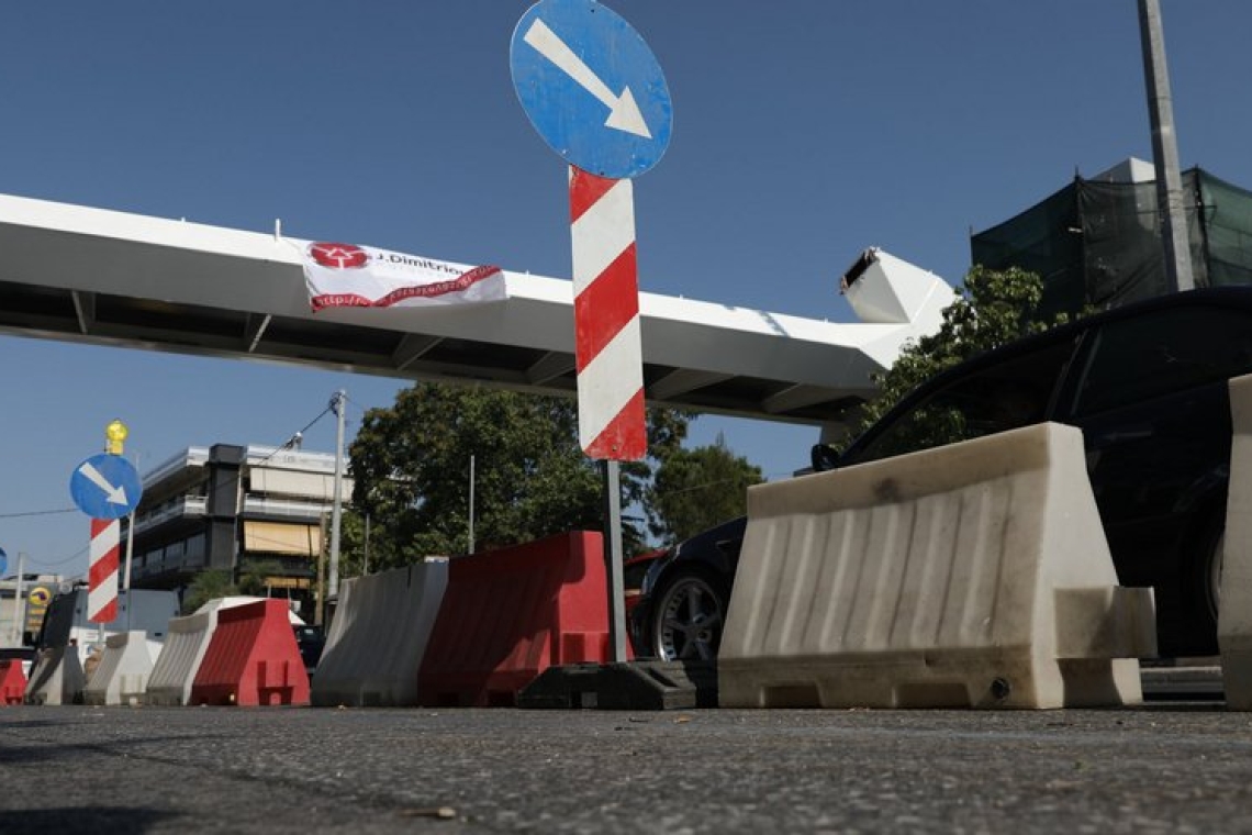 Αλλαγές στον παράδρομο της λεωφόρου Μεσογείων στον Χολαργό