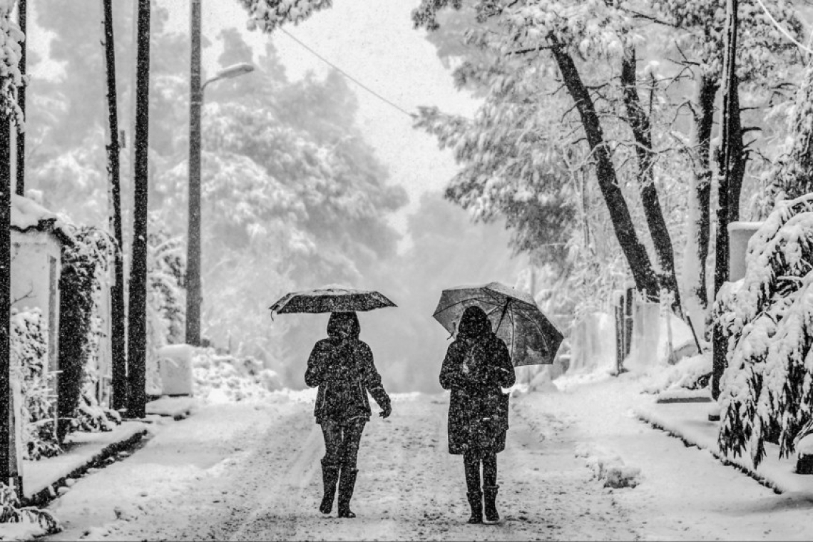 Πυκνές χιονοπτώσεις στην Ελλάδα προβλέπουν Ιταλοί μετεωρολόγοι