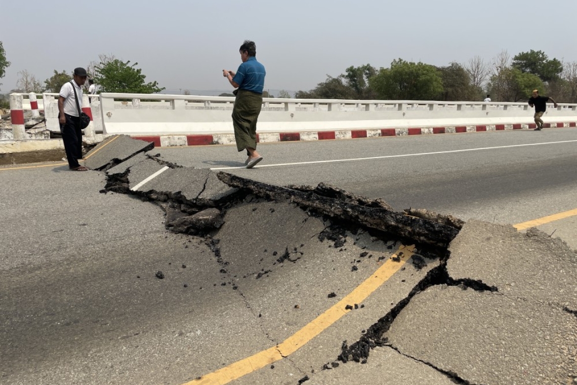 Ισχυρός σεισμός 7,7 Ρίχτερ στη Μιανμάρ αισθητός έως τη Μπανγκόκ