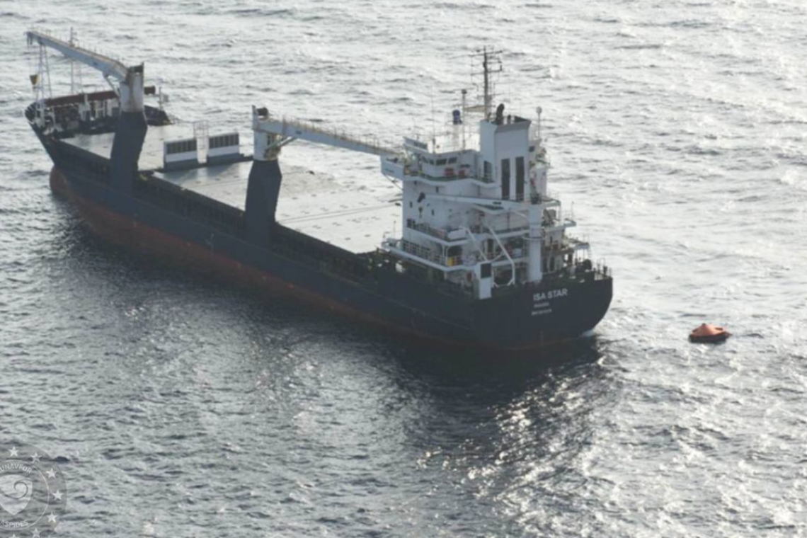 Ακυβερνησία πλοίου λόγω μηχανικής βλάβης στο ακρωτήρι Μαλέα