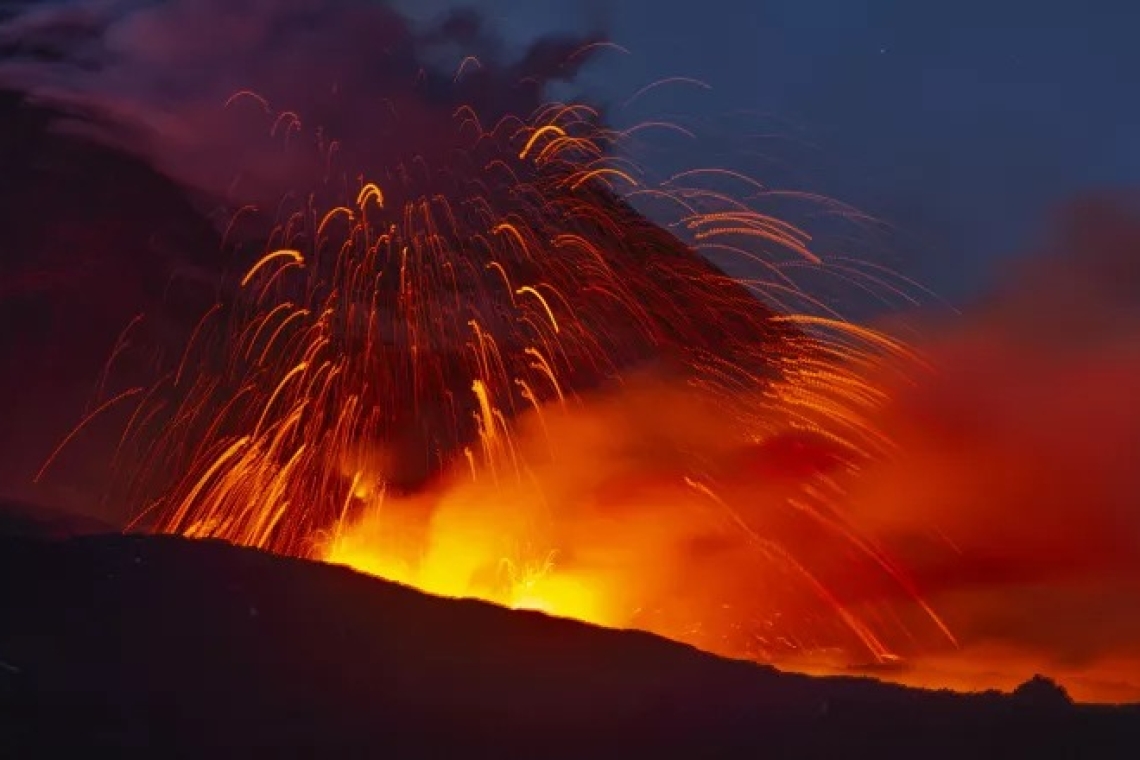 Ηφαίστειο Αίτνα: Νέα έκρηξη με λάβα και τέφρα