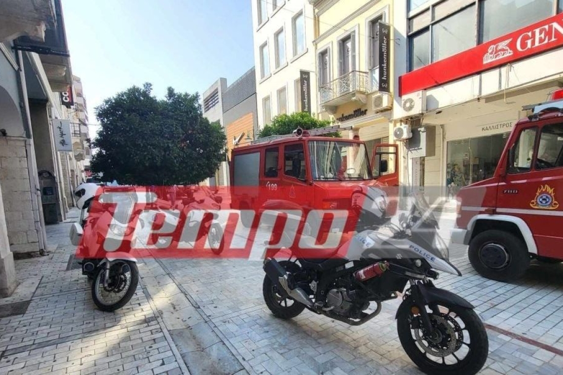 Φωτιά σε κεντρικό ξενοδοχείο της Πάτρας