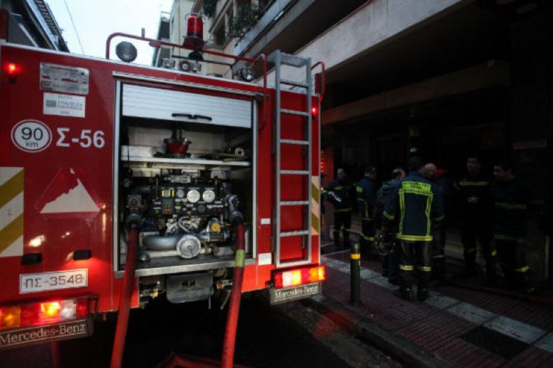 Απανθρακωμένη σορός εντοπίστηκε σε όχημα στη Λάρισα μετά από φωτιά