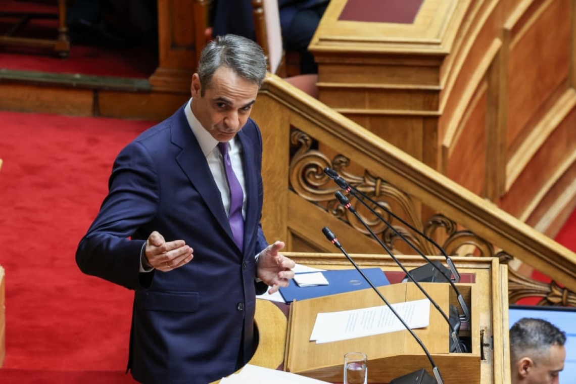 Ενημέρωση Μητσοτάκη στη Βουλή για το μεταναστευτικό ζήτημα