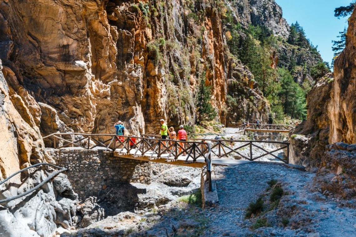 Φαράγγι Σαμαριάς: Κλειστό την Τρίτη λόγω καύσωνα 