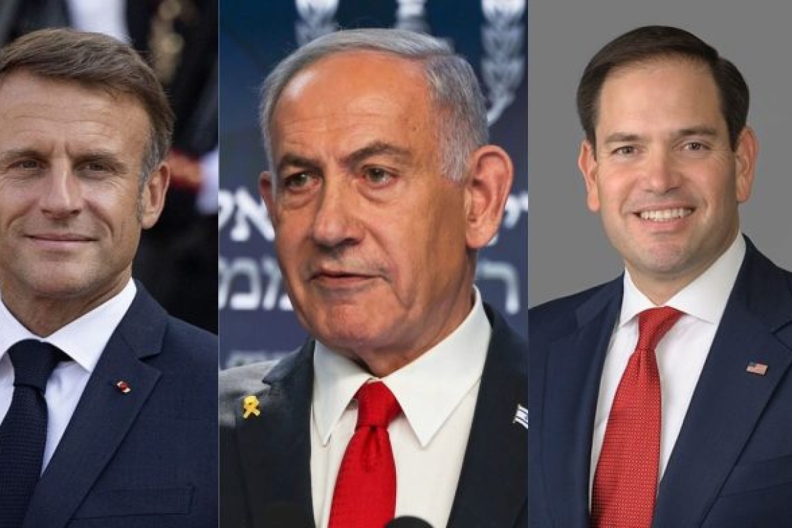 Αντιδράσεις Ρούμπιο στην αναγνώριση Παλαιστινιακού κράτους από τον Μακρόν