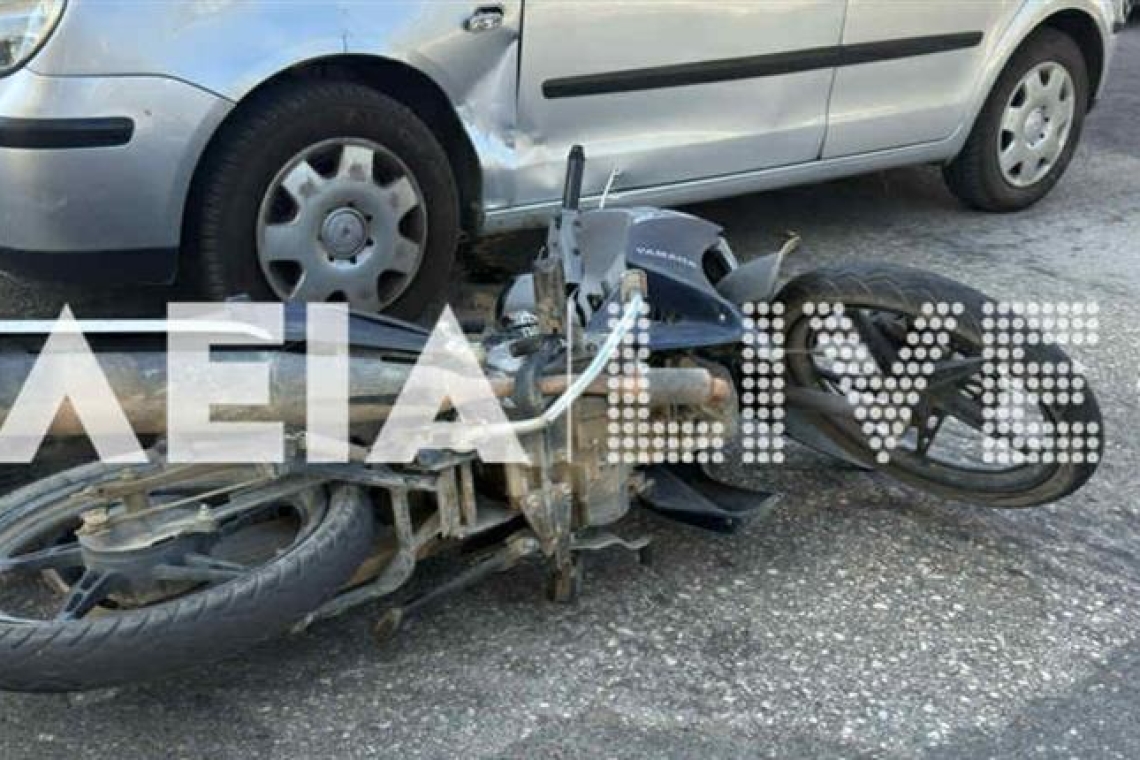 Σύγκρουση ΙΧ με μοτοσικλέτα στον Πύργο