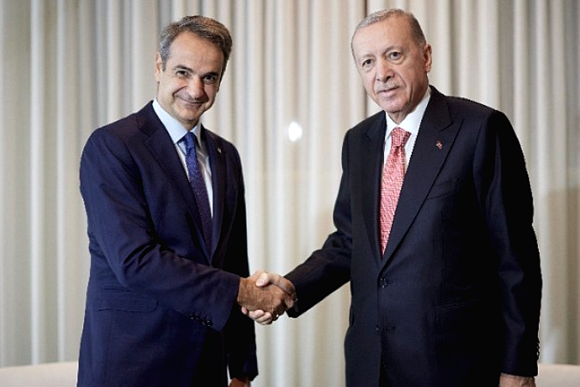 Σημαντική συνάντηση Μητσοτάκη-Ερντογάν στη Νέα Υόρκη