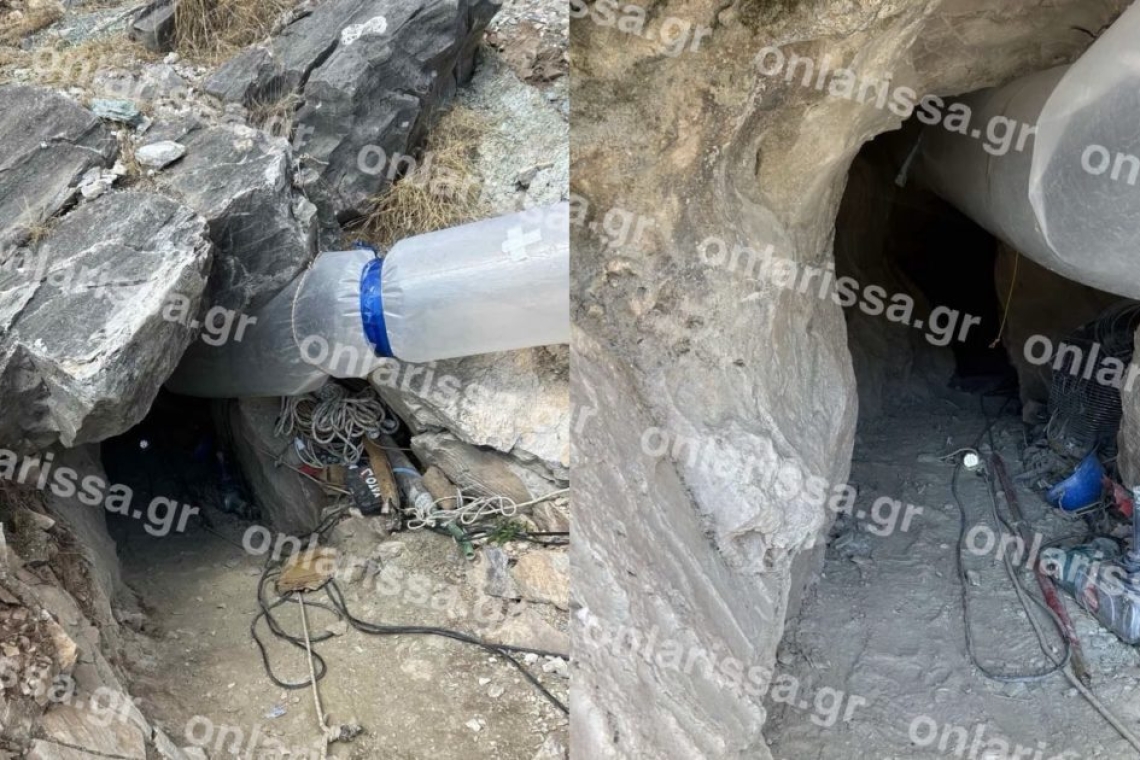 Λάρισα: Σημάδι ζωής από τον 53χρονο που έχει εγκλωβιστεί σε σπηλιά ψάχνοντας λίρες