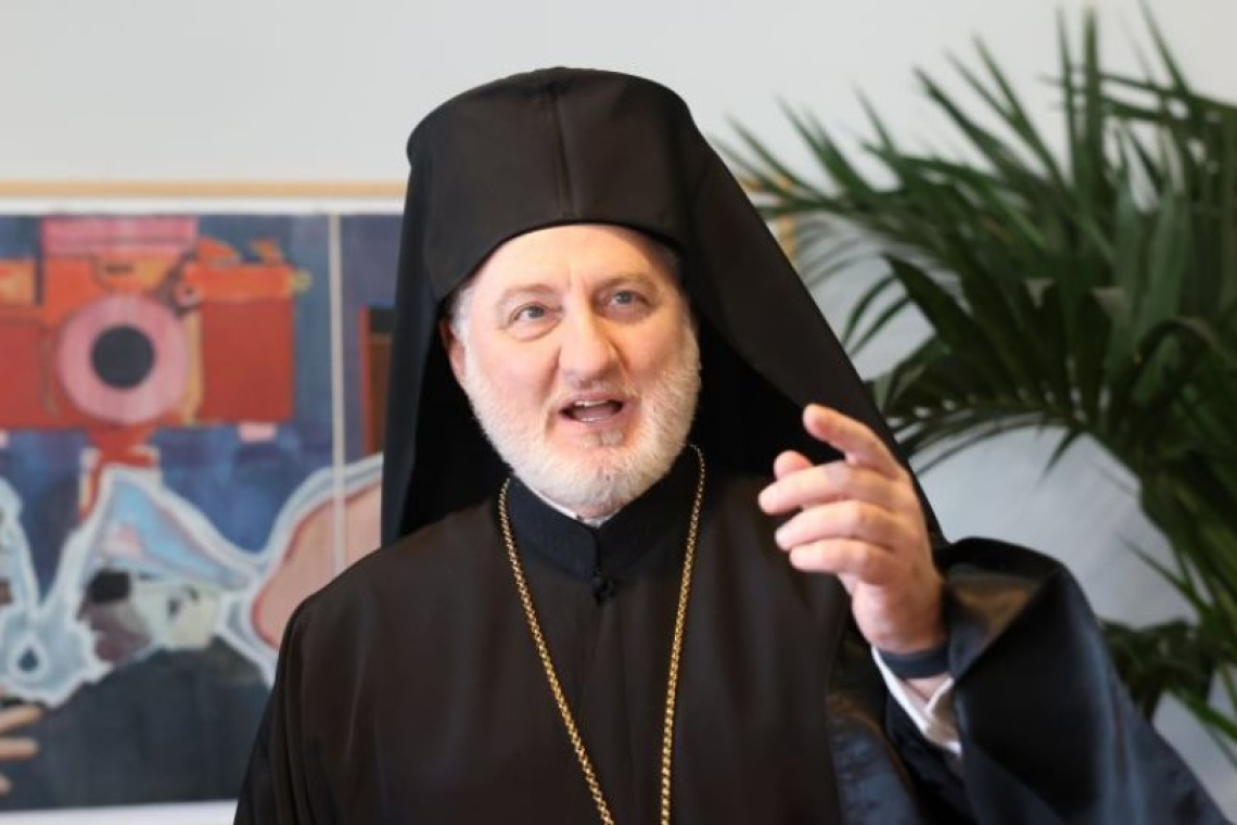 Ο Αρχιεπίσκοπος Αμερικής καλεί σε ενότητα και προσευχή για τη Γάζα