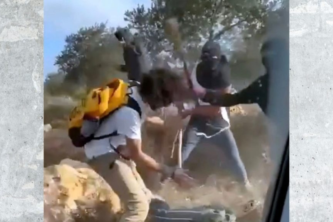 Επίθεση Ισραηλινών σε Παλαιστίνιους αγρότες στη Δυτική Όχθη