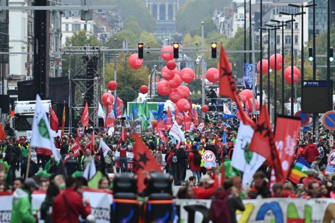Τριήμερη απεργία στο Βέλγιο: Αντιδράσεις στις κυβερνητικές μεταρρυθμίσεις