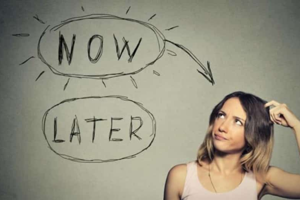 Άντε, μην αναβάλεις κι άλλο! Ξεκίνα τώρα!